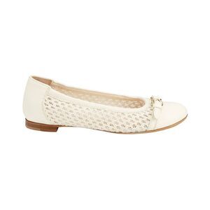 Agl Monia Leather Ballet, White